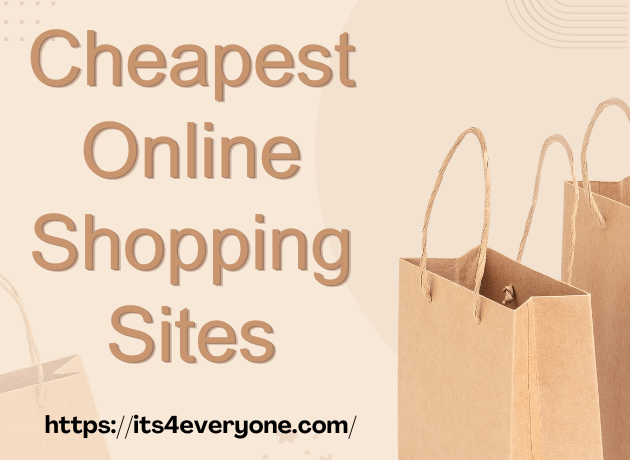 Cheapest Online Shopping Sites